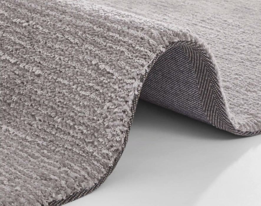 Mint Rugs cloud cloud light grey Grey Living Room Flat Weave Rug.