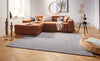 Mint Rugs cloud cloud light grey Grey Living Room Flat Weave Rug.