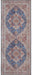 Nouristan asmar anthea jean blue Multicoloured Living Room Moroccan Rug.