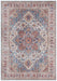 Nouristan asmar anthea cyan Multicoloured Living Room Moroccan Rug.