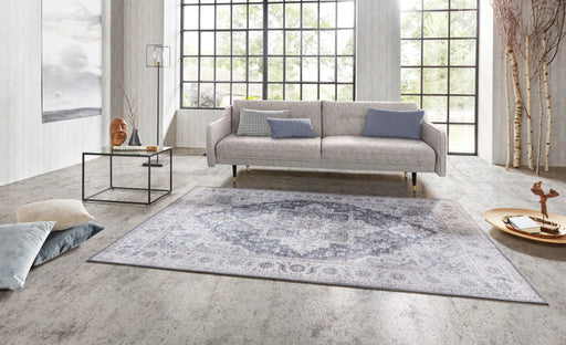 Nouristan asmar anthea mauve pink Multicoloured Living Room Moroccan Rug.