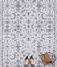 Nouristan asmar vivana platinum Grey Living Room Moroccan Rug.