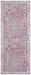 Nouristan asmar vivana raspberry Pink Living Room Moroccan Rug.