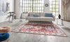 Nouristan asmar gratia ruby Multicoloured, Red Living Room Moroccan Rug.
