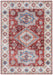 Nouristan asmar gratia ruby Multicoloured, Red Living Room Moroccan Rug.