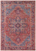 Nouristan asmar amata red Red Living Room Moroccan Rug.