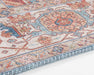Nouristan asmar sylla jeans blue Multicoloured Living Room Moroccan Rug.