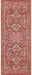 Nouristan asmar leta red Red Living Room Moroccan Rug.