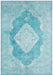 Nouristan asmar carme aquamarine Blue Living Room Moroccan Rug.