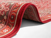 Nouristan mirkan isfahan oriental red Red Living Room Moroccan Rug.
