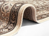 Nouristan mirkan tabriz beige Beige Living Room Moroccan Rug.