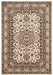 Nouristan mirkan tabriz beige Beige Living Room Moroccan Rug.