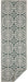 NorthRugs twin supreme jardin green cream Green Living Room Striped Rug.