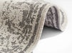 NorthRugs twin supreme borbon grey cream Grey Living Room Striped Rug.