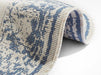 NorthRugs twin supreme borbon blue cream Blue Living Room Striped Rug.