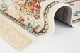 Nouristan naveh flowers cream Multicoloured, Cream Living Room Moroccan Rug.
