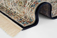 Nouristan naveh antik nain dark blue cream Multicoloured Living Room Moroccan Rug.