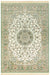 Nouristan naveh antik nain ivory green Green Living Room Moroccan Rug.
