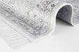 Nouristan naveh medallion pastel blue Blue, Grey Living Room Moroccan Rug.