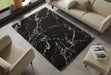 Mint Rugs nomadic hh 104893 black cream Black, Cream Living Room Moroccan Rug.