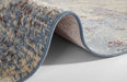 Nouristan sarobi robina blue cream Blue, Cream Living Room Moroccan Rug.