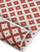 NorthRugs twin nizza cayenne Ivory, Orange, Red Living Room  Rug.