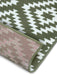 Hanse Home basic nordic green Green Living Room Geometric Rug.