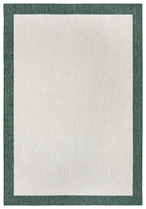 NorthRugs twin panama green Green, Ivory Living Room  Rug.