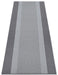 Hanse Home basic band light grey Grey Living Room Geometric Rug.