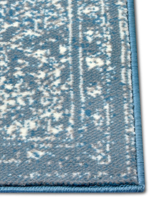 Hanse Home gloria meridional sky blue Blue Living Room  Rug.