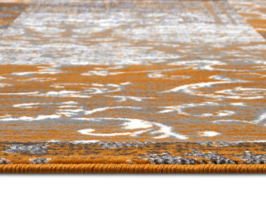 Hanse Home gloria bloques mustard Grey, Yellow Living Room  Rug.