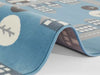Hanse Home adventures hanse home town sky blue Blue Living Room  Rug.