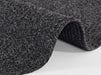 NorthRugs braided trenzado dark grey Grey Living Room  Rug.