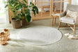 NorthRugs braided trenzado light melange Ivory, Cream Living Room  Rug.