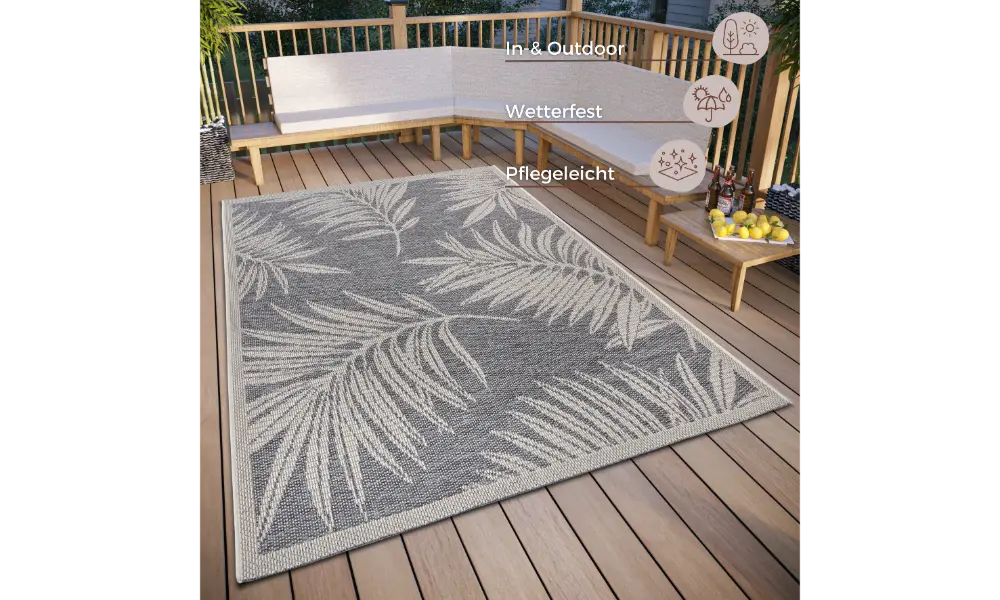 Clyde 105907 Grey Cream Indoor / Outdoor