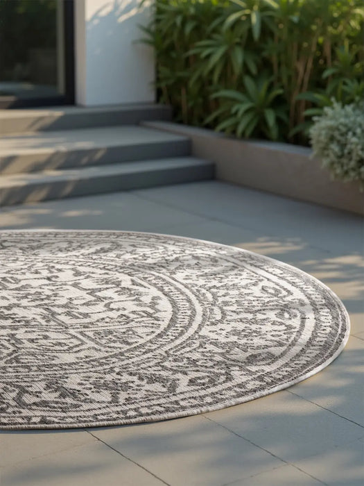 Duet 106249 White Grey Indoor / Outdoor Reversible