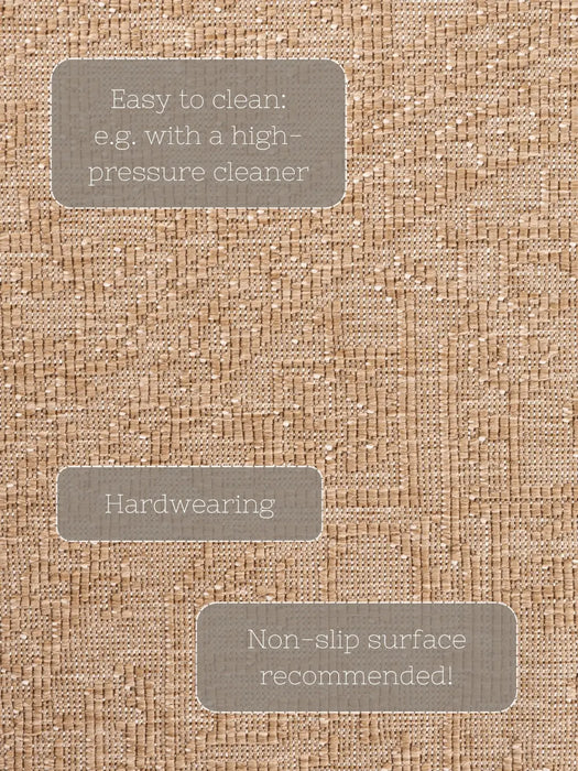 Duet 106250 Jute White Indoor / Outdoor Reversible