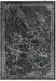 Asiatic zehraya ze03 grey border Grey, Black Living Room  Rug.