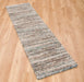 Mastercraft mehari 023 0094 6959 Blue, Brown, Multicoloured Living Room Shaggy Rug.
