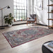 Think Rugs 16th avenue 92da fushchia blue Blue, Multicoloured, Pink Living Room Geometric Rug.