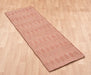 Asiatic sloan orange Orange Living Room Striped Rug.