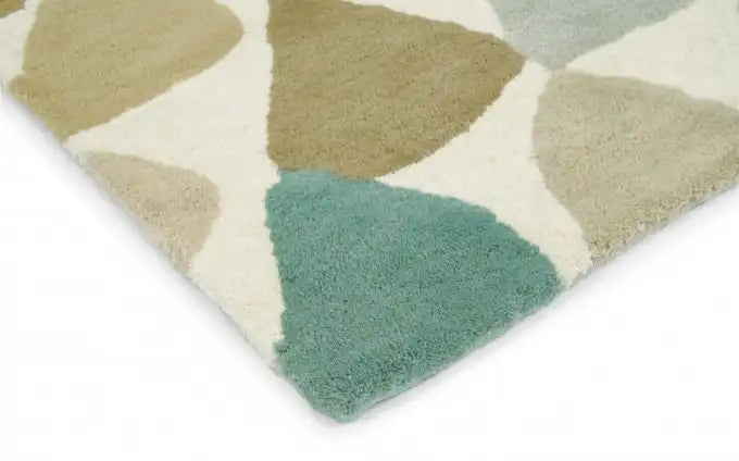 Harlequin harlequin lulu pebble 44601 Ivory, Multicoloured Living Room Wool Rug.