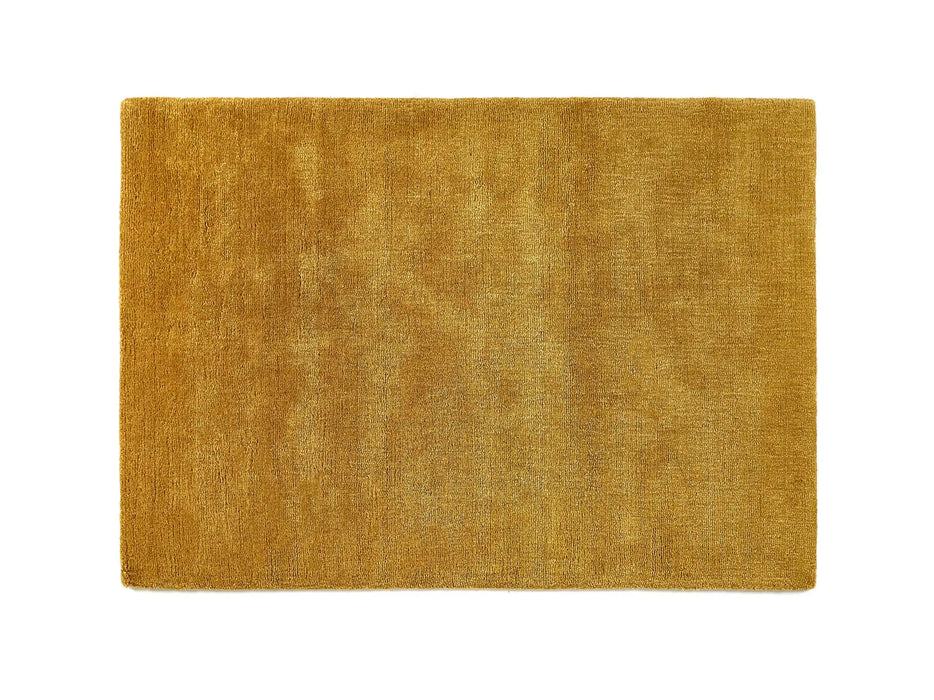 Rug Guru hush cumin Yellow Living Room Wool Rug.