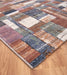 Mastercraft galleria 063 0244 2626 brown multi colour Brown, Multicoloured Living Room Moroccan Rug.