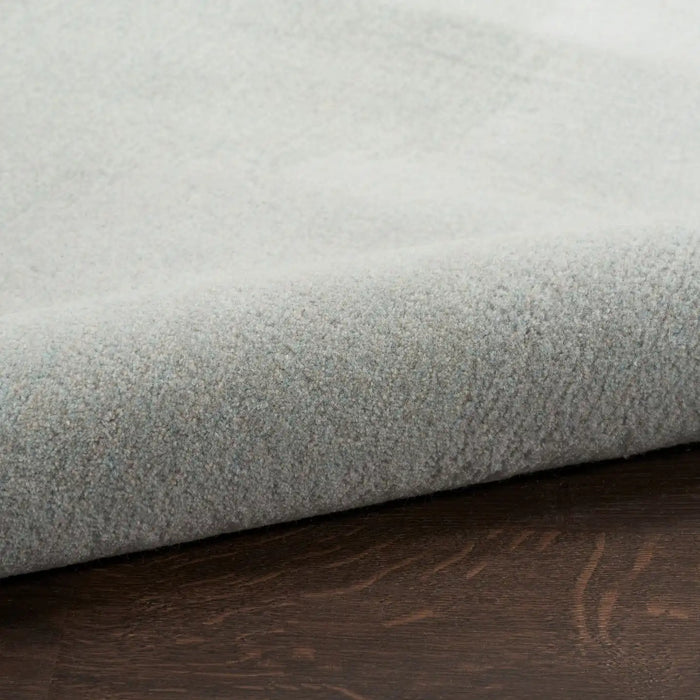 Nourison prismatic prs27 grey seafoam Grey, Multicoloured Living Room Wool Rug.