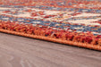 URCO orient urco 2520 navy Blue, Multicoloured, Red, Navy Living Room Moroccan Rug.