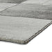 Think Rugs craft 23495 ivory silver Grey, Ivory Living Room Geometric Rug.