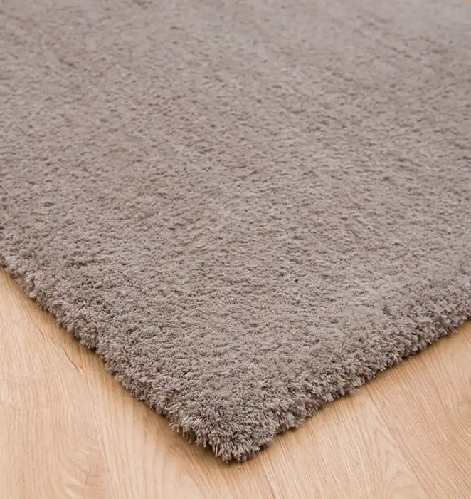 Asiatic lulu stone Grey, Beige Living Room Shaggy Rug.