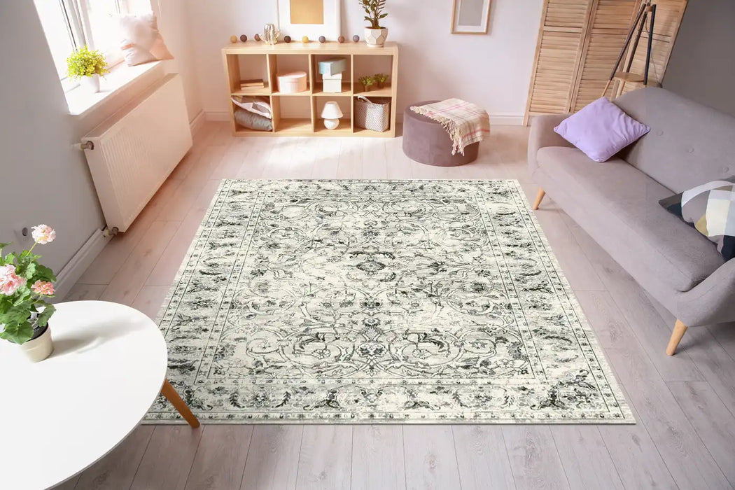 Mastercraft da vinci 057 0201 6696 Ivory, Cream Living Room  Rug.