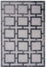 Asiatic eaton steel Grey Living Room Geometric Rug.